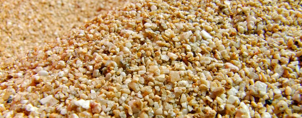 sandiger Untergrund erde und sand